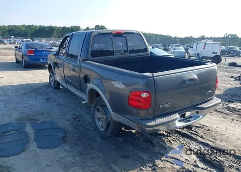 2002 Ford F-150 Lariat/Xlt из США, поврежденный, VIN 1FTRW08L82KD62539